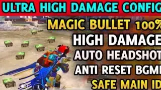 BGMI || ONE SHOT KILL HIGH DAMAGE CONFIG CONFIG 90FPS 😈