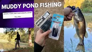 MUDDY POND Fishing with SENKOS and TOADS and CHATTERBAITS, oh my! Plus, IPA&rsquo;s