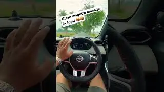 Nisan magnite mileage in city 🤬😡