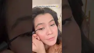 Easy three step for eyeliner 👁️ #makeuptips #eyelinertutorial #easystepsforbeginners #music #song