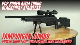 Senapan Angin PCP AWM Blackarmy?! Power 1000 UP, Akurasi LONG RANGE, Siap Big Game!