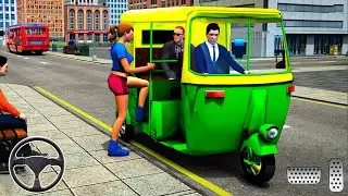Indian Modern Rickshaw Games Tuk Tuk Rickshaw Driving - City Mountain Auto Driver - Android GamePlay