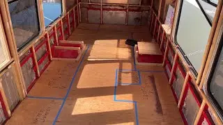 Check out Matilda&rsquo;s floor plan / my SKOOLIE tiny house in the making