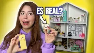 Constru&iacute; CASA GIGANTE llena de MINIATURAS  😱🍳