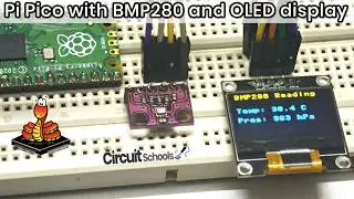 Interfacing BMP280 with Raspberry Pi Pico & Display on OLED using Micropython