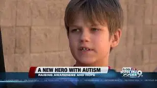 A new super hero with autism was showcased at Tucson's Comic-Con