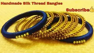 How to make Silk Thread Bangles/வளையல் at home