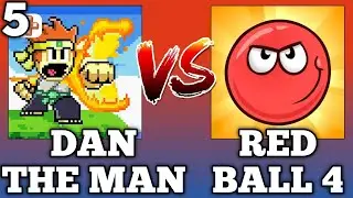Red Ball 4 Vs Dan The Man | Gameplay 5