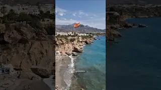 One of the Most Beautiful Places in Europe📍NERJA, Spain 🇪🇸 #travel #spain #beach