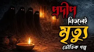 প্রদীপের আলো নিভলেই শুরু হয় মৃত্যু | গ্রামের ভয়ংকর ভূতের গল্প | BHOUTIK AUDIO