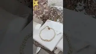 🇲🇾 Unboxing｜Dior Pearl Necklace 🤍Dior's pearl necklace is so beautiful!#boxing #dior