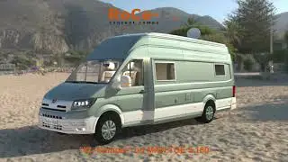NEU! NEU! NEU! MAN TGE XL Camper Van Presentation on the beach