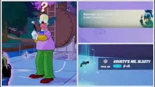 How to Damage Opponents With Mr. Blasty - Fortnite Simpsons Kickstart Quest