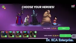 Disney Heroes Battle Mode | Max Goof and Doctor Doofenschmirtz #drkcaenterprise #gameplay