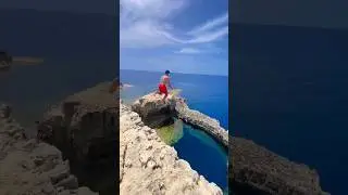 😱Super Crazy Cliff Jump in Gozo!