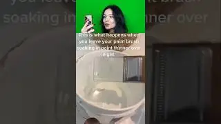 Проверила лайфхак кисть + ацетон! #lifehack #funny #проверкалайфхаков #лайфхаки