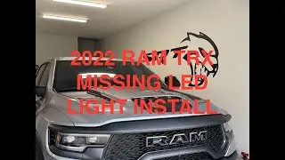 Missing 2022 Ram TRX LED light install