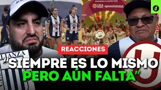 UNIVERSITARIO GANADOR DEL CLAUSURA FEMENINO EN MATUTE: REACCIONES de HINCHAS de ALIANZA LIMA | Depor