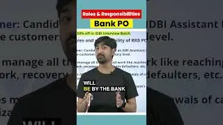 Roles and Responsibilities of Bank PO #bankinginterview #banking #oliveboard