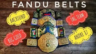 COMPARE FANDU BELTS BIG GOLD ANDRE BACKLUND TAG TEAM