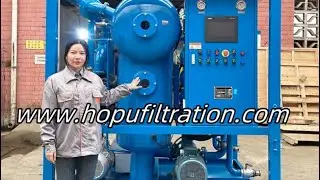 Stop operation 12,000L/H HOPU vacuum transformer oil purification plant
