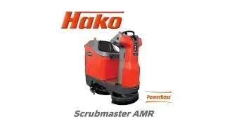 Lavadora e Secadora de Piso Aut&ocirc;noma - Scrubmaster AMR Hako PowerBoss