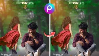Himmat Singh broken heart photo editing | broken heart photo kaise edit kare | Picsart photo editing