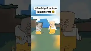 Wise Mystical tree in Minecraft 😂 #minecraft #minecraftshorts #minecraftmemes #fypシ゚viral #shorts