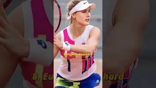 Top 10 Most Beautiful 😍 Female Tennis Players #shorts