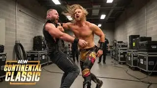 😱 HANGMAN&rsquo;S REVENGE! Adam Page ATTACKS Jon Moxley Backstage at AEW Collision! ⛓️