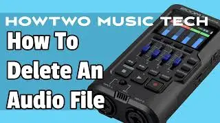 How To Delete An Audio File ZOOM R4