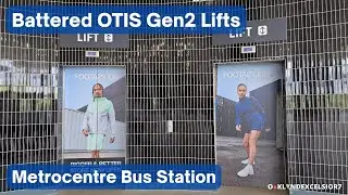Battered OTIS Gen2 Lifts at Metrocentre Bus Station, Gateshead