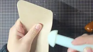 ASMR Leathercraft | Making a Triangle Coin Case