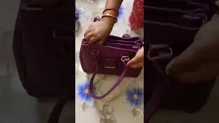 Hand Bag From Amazon 😍 #shopping #trending #unboxing #vlog #youtubeshorts #amazon #bag #handbags