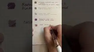 TWSBI Diamond 580 inked with Birmingham Pen Co Pennsylvania Fieldstone #currentlyinked  #asmr