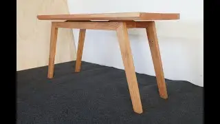 Handcrafted Mid-Century Desk in New Zealand Totara and Rimu