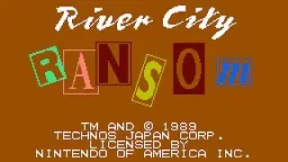 River City Ransom (American Technos, 1990) - NES Gameplay