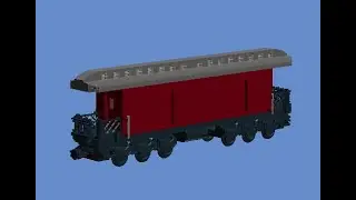 How To Build A Lego Red Baggage Car (Everyone's Hero) 2/2