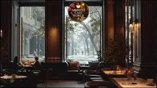 🔴 Calm Winter Night & Relaxing Jazz Background Music ,Cozy Coffee Shop Ambience with Soft Jazz Music