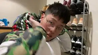 Bape x adidas puffer jacket