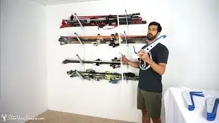 Horizontal Ski Storage Rack | Adjustable | StoreYourBoard