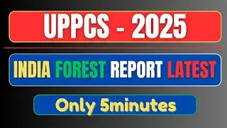 India state of forest report 🌲|#uppsc #uppcs2025 #upsc #currentaffairs #trending #viral #youtube
