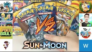 THE LARGEST PACK BATTLE IN POKEMON HISTORY? Sun and Moon Pokemon TCG Pack Battle!