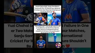 Yuzvendra Chahal feels Sanju Samson has had enough chances❤️#cricket #cricketlover #cricketnews