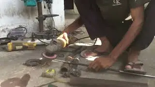 Student doing grinding at Anytech Solution