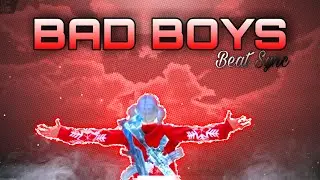 BAD BOY - ENGLISH SONG BEAT SYNC MONTAGE | 100🌹SUBSCRIBER SPECIAL BGMI MONTAGE, #F4_GOD, #BEST_EDITZ