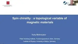Online Spintronics Seminar #79: Yuriy Mokrousov