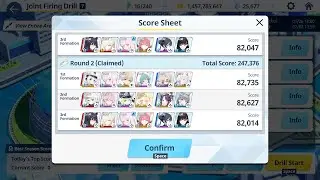[Blue Archive Global NA] Joint Firing Drill Season 43 - 247,376 | Only 1 Malding Team Needed