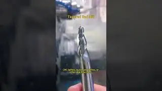 Tapered End Mills & Tapered ball nose end mill #cnctools #cncmill #endmills #millingcutter #machine