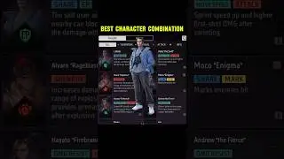 After Update Best combination 2025 | Best character combination in Free fire | BR ranked combination